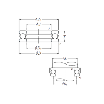 51114 NSK 51114 NSK Thrust Ball Bearings