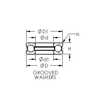 51413M AST 51413M AST Thrust Ball Bearings