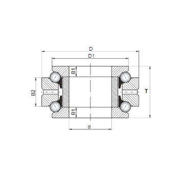 234409 ISO 234409 ISO Thrust Ball Bearings