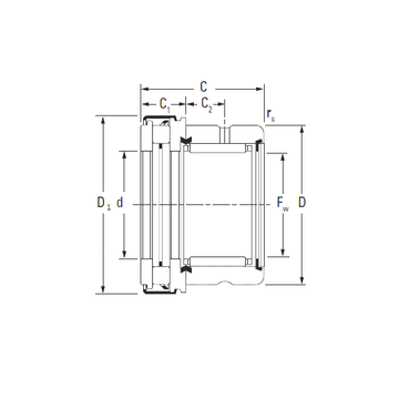 RAXZ 520 Timken RAXZ 520 Timken Complex Bearings