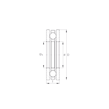 4454 INA 4454 INA Thrust Ball Bearings