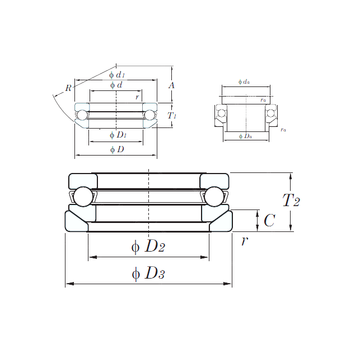 53318U KOYO 53318U KOYO Thrust Ball Bearings