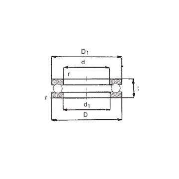 0-40 FBJ 0-40 FBJ Thrust Ball Bearings #1 small image