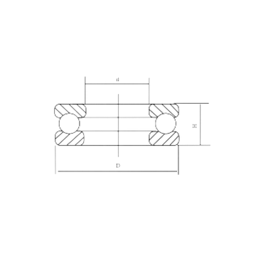 51117 CRAFT 51117 CRAFT Thrust Ball Bearings #1 small image