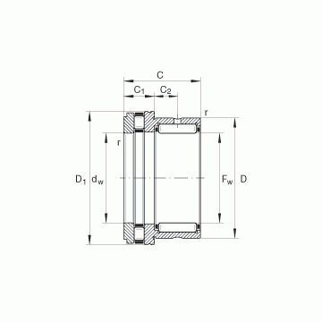 NKXR45 INA NKXR45 INA Complex Bearings #1 small image