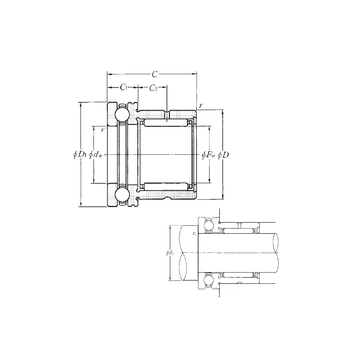 NKX40 NTN NKX40 NTN Complex Bearings