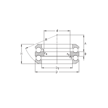 54305 NKE 54305 NKE Thrust Ball Bearings #1 small image