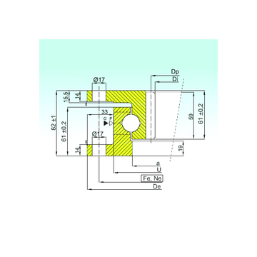 ZK.22.1100.100-1SPPN ISB ZK.22.1100.100-1SPPN ISB Thrust Ball Bearings